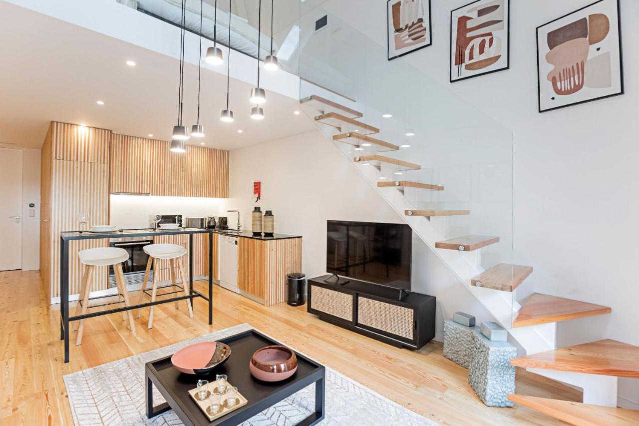 Studio Duplex W Ac Near River Front By Lovelystay Porto Luaran gambar